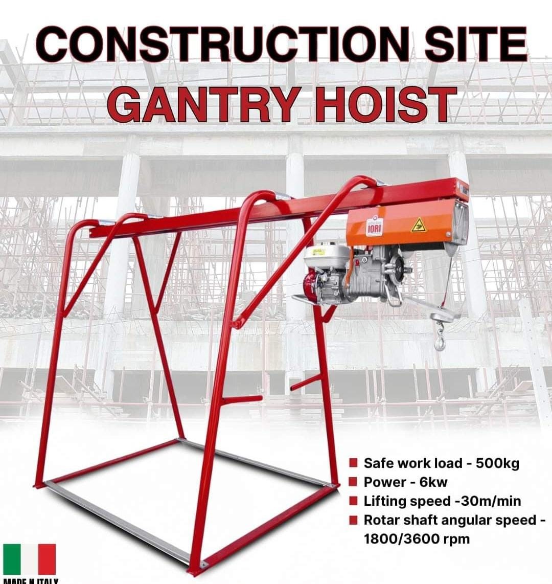 Half Tonne Construction Hoist